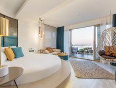 Chambre Double de Luxe Quenn avec Jacuzzi et Vue sur la Mer