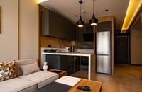 Benzersiz ve şık 1 yatak odalı daire