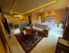 Bungalow mit Naturkamin