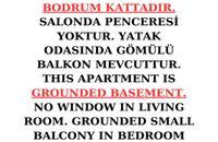 14-Helen (Bodrum Kat - Sadece Yatak Odasında Mini Balkon)