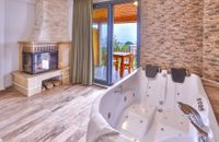 Premium Double Sea View Room with Jacuzzi and Fireplace