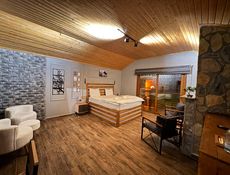 203 - Deluxe Şömineli, Balkon Dağ Manzaralı