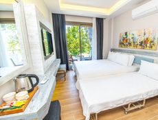 Standardzimmer - Blick auf den Garten
