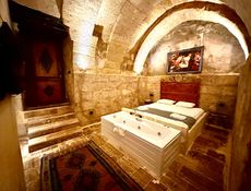 Rom Höhlenanzug-Badewanne aus natürlichem Felsgestein
