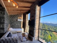 Stone Bungalow with Jacuzzi and Fireplace-14