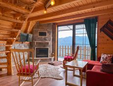 Şömineli Balkonlu Bungalov-11