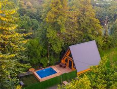 SICAK HAVUZLU JAKUZİLİ ÜÇGEN BUNGALOV (MECA 3)