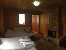 Bungalow mit Kamin