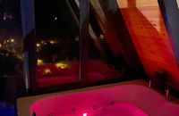 Şana Honeymoon Room, fireplace, jacuzzi, mountain-valley-storm stream view