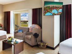 Family Room with Kitchenette and Balcony
